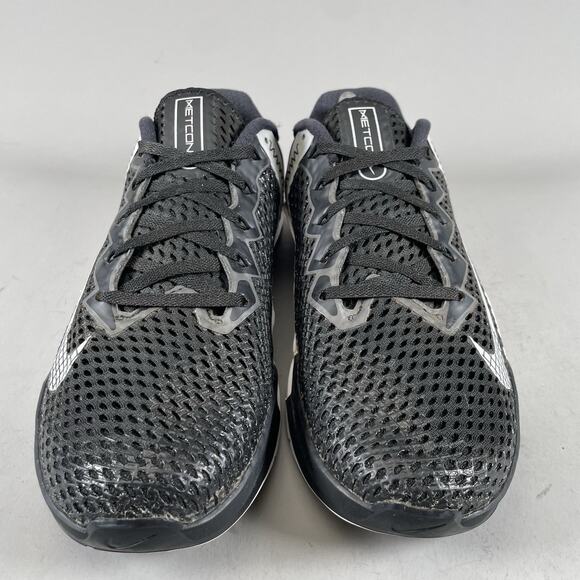 Nike Metcon 6 Men’s Size 8.5 Black White Gym Training Shoes Athletic Sneakers - Picture 2 of 9